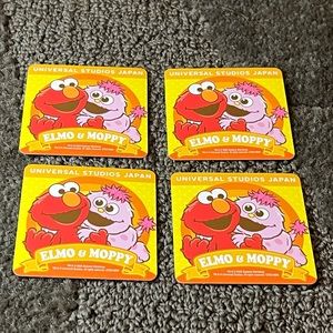 *6 for $10!* Lot of 4 Universal Studios Japan Elmo Moppy Stickers Sesame Street